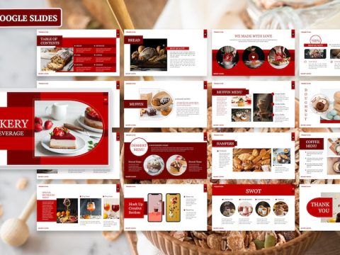 Bakery & Beverage - Google Slides B87ZT58