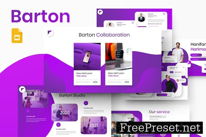 Barton - Business Google Slide Template BKLXFZY