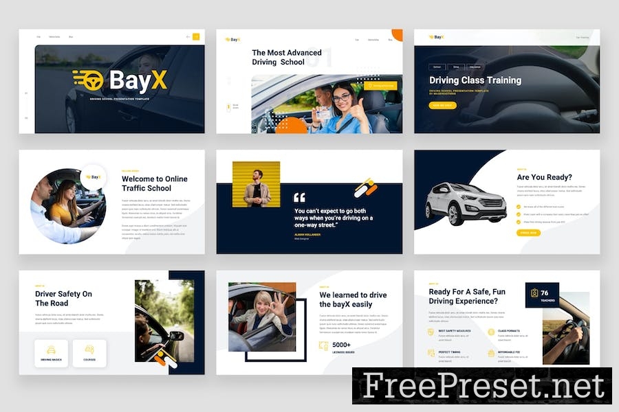 BayX - Driving School Keynote Template QNA8TCP