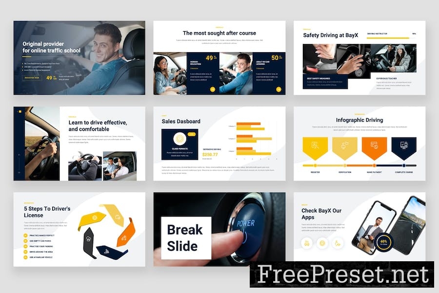 BayX - Driving School Keynote Template QNA8TCP