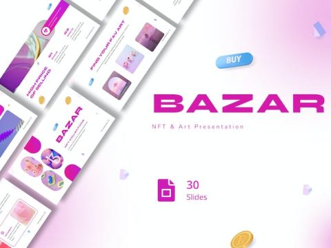 Bazar - NFT & Art Presentation Google Slides 37P2MG9