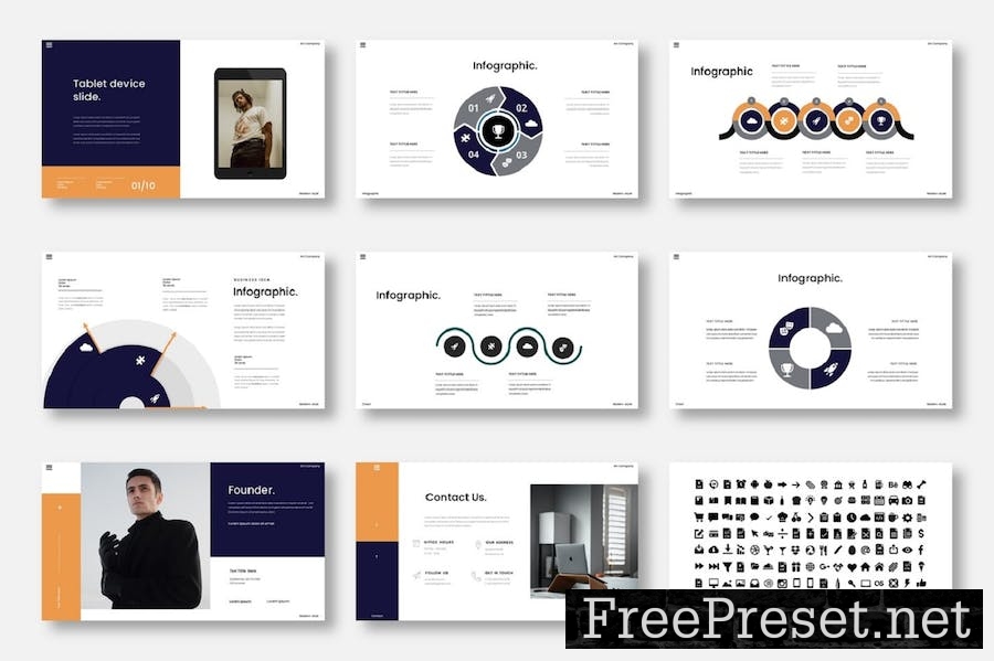 Becca - Business Google Slide Template DNVPF9C