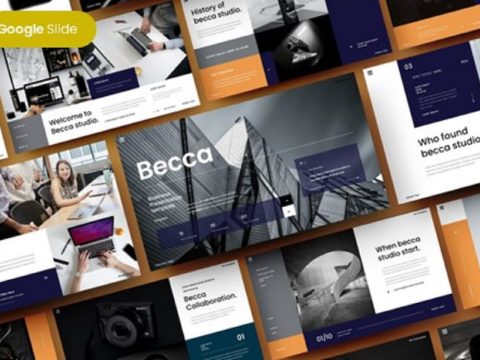 Becca - Business Google Slide Template DNVPF9C