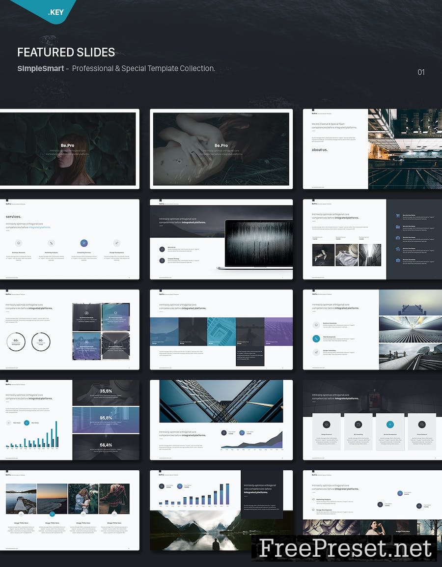 BEPRO Business & Creative Template (Keynote) 98G38N