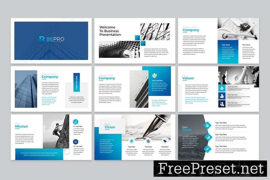 Bepro - Business Google Slides Presentation QQQ52RZ