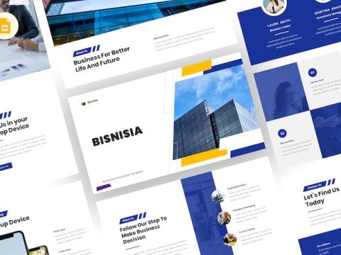 Bisnisia - Business Google Slides Template ULN46QR