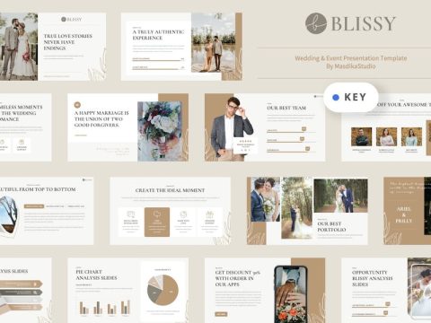 BLISSY - Wedding & Event Keynote Template 7BMGY29