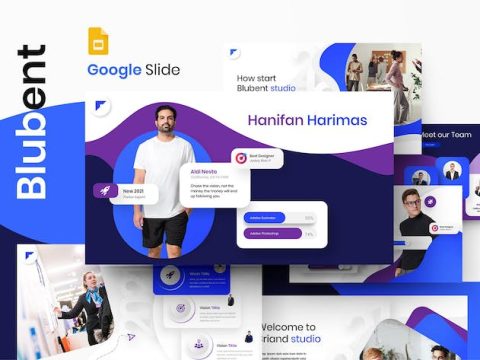 Blubent - Business Google Slide Template QGGFTKL