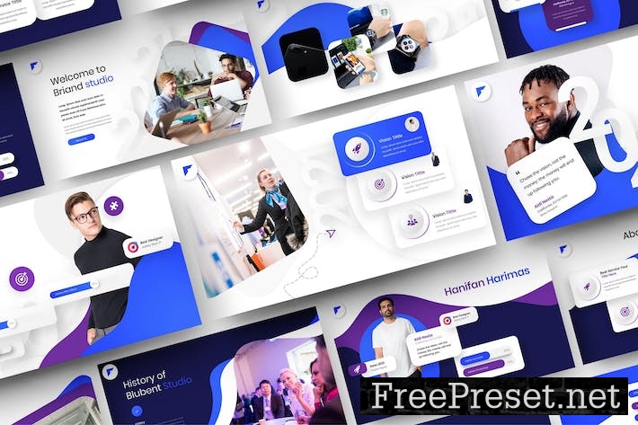 Blubent – Business Keynote Template 4S5XG37