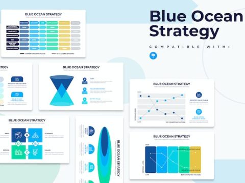 Blue Ocean Strategy Keynote Infographics R4FFJBH