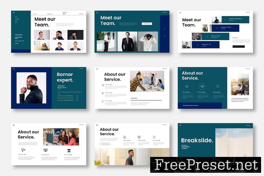 Bomar - Business Google Slide Template UNU847U