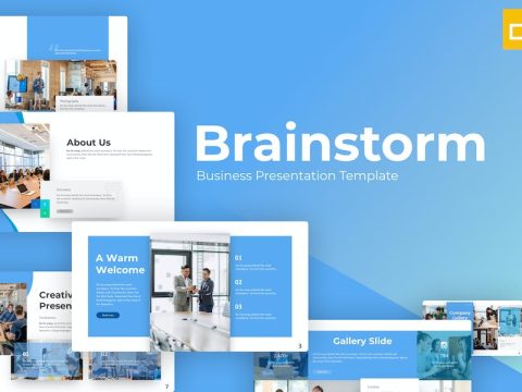 Brainstorm Business Google Slides Template WFRWJMZ