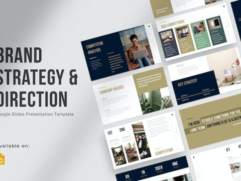 Brand Strategy & Direction Google Slides Template H33RA3B