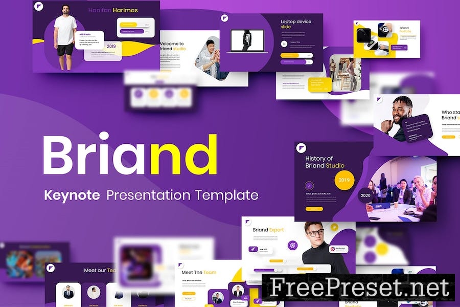 Briand – Business Keynote Template 2H46QT4