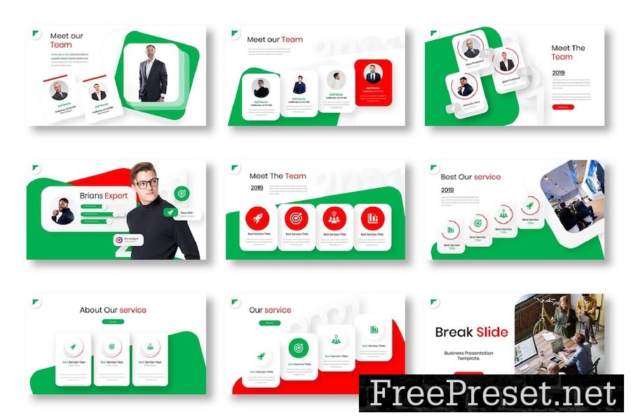 Brians - Business Google Slide Template QY6EJFA