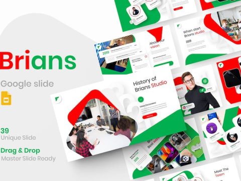 Brians - Business Google Slide Template QY6EJFA