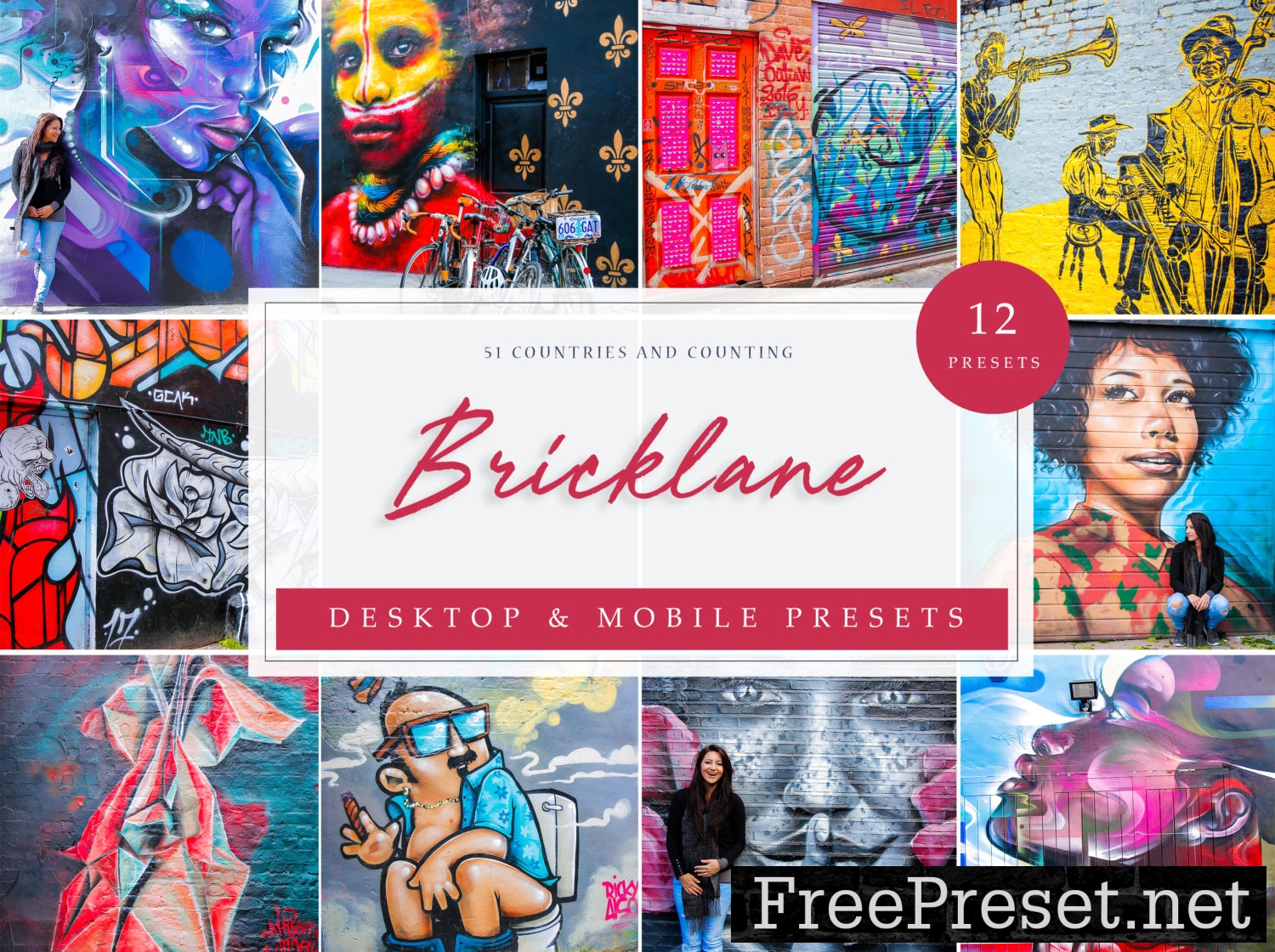 Bricklane Theme Street Art Lightroom Presets