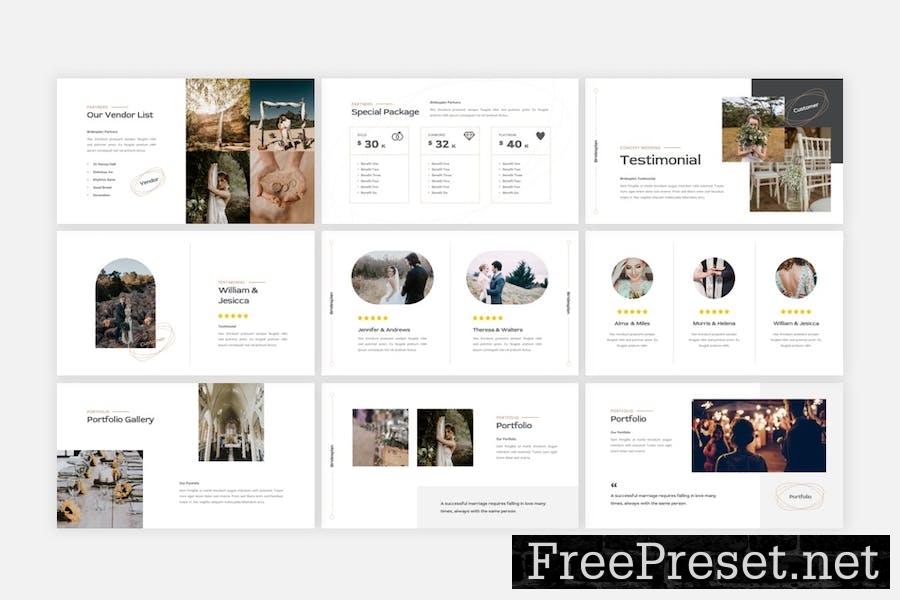 Bridesplan - Wedding Planner Google Slides X4RKGQC