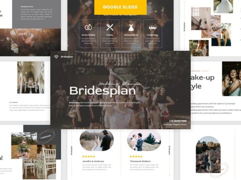 Bridesplan - Wedding Planner Google Slides X4RKGQC