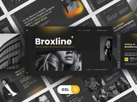 Broxline - Google Slides Templates 8ZHM3GM