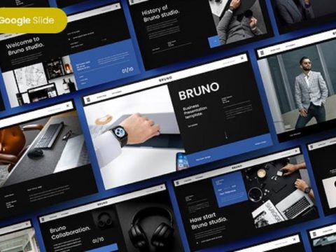 Bruno - Business Google Slide Template NADE744