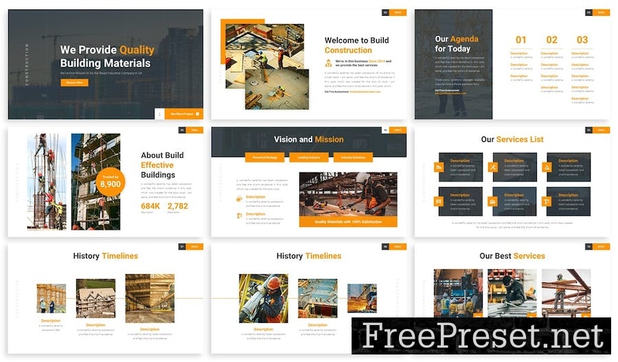 Build - Construction Google Slide Template VU53Y8Z