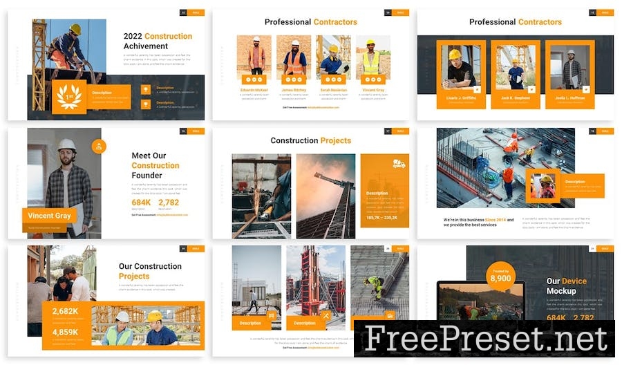 Build - Construction Google Slide Template VU53Y8Z