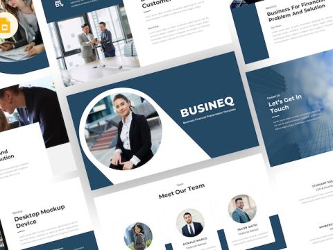 Busineq - Business Google Slides Template 6M25PKT