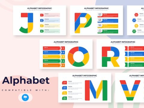 Business Alphabet Keynote Infographics X9H5R7V