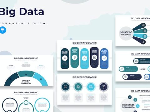 Business Big Data Keynote Infographics N77L5VT