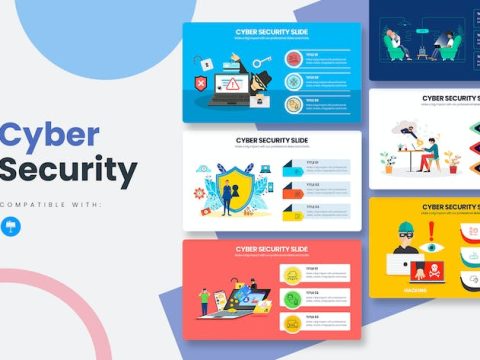 Business Cyber Security Keynote Infographics WD8RZJH