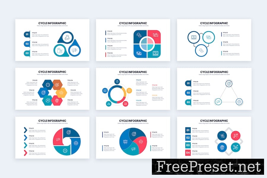 Business Cycle Keynote Infographics 3PF3AQC