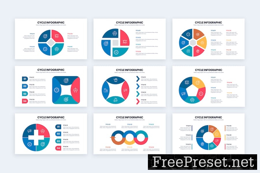 Business Cycle Keynote Infographics 3PF3AQC