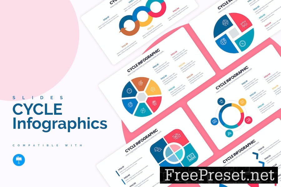 Business Cycle Keynote Infographics 3PF3AQC