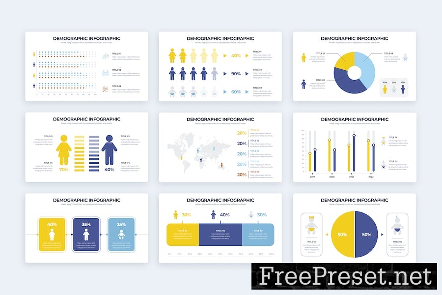 Business Demographics Keynote Infographics