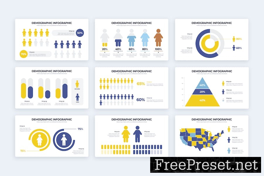 Business Demographics Keynote Infographics