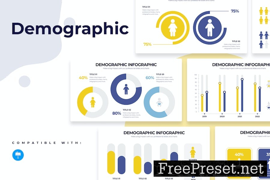 Business Demographics Keynote Infographics