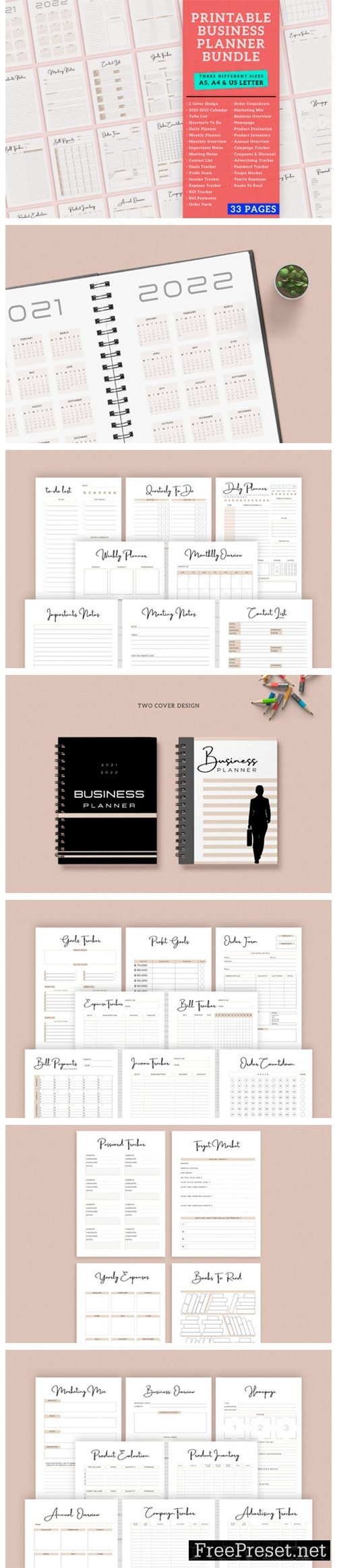 Business Finance Planner Printable 10707502