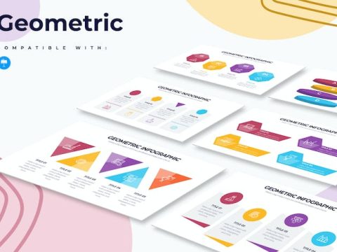 Business Geometric Keynote Infographics QNRQKEV