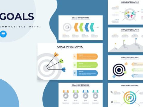 Business Goals Keynote Infographics PBFKZLR