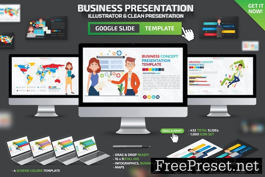 Business Google Slides Presentation 239J3A7