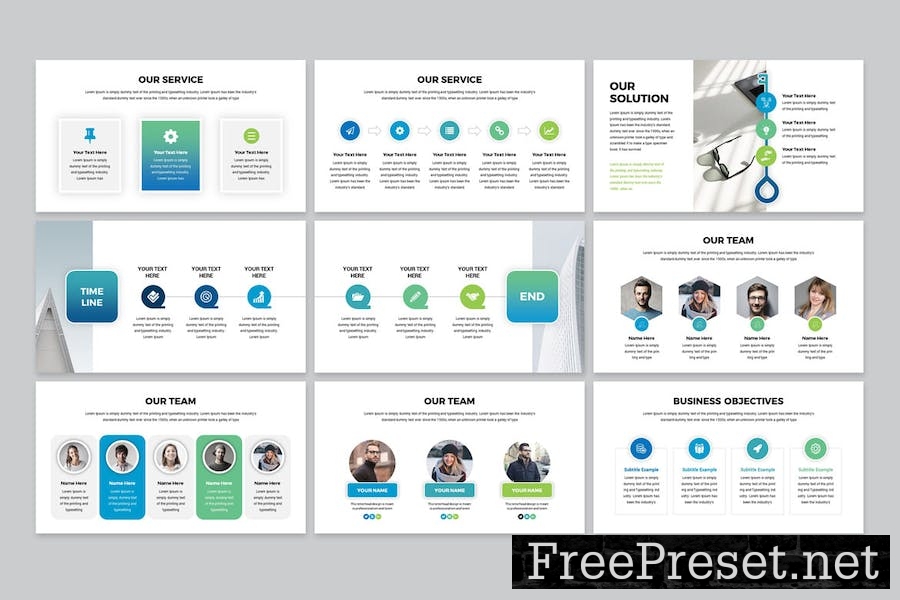 Business Google Slides Presentation Template FR6YZWX