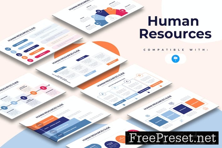 Business Human Resources Keynote Infographics 3L29WL3