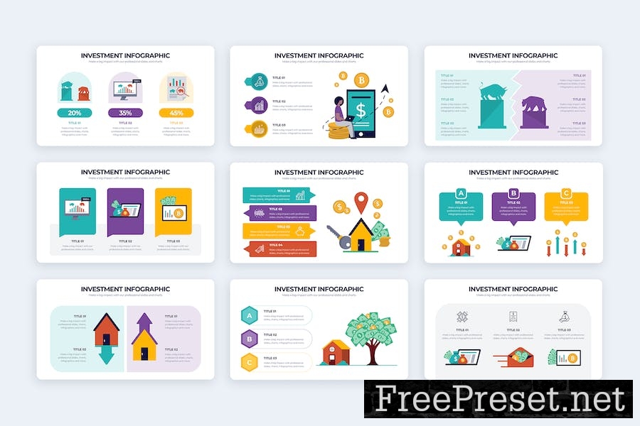 Business Investment Keynote Infographics MHM34V4