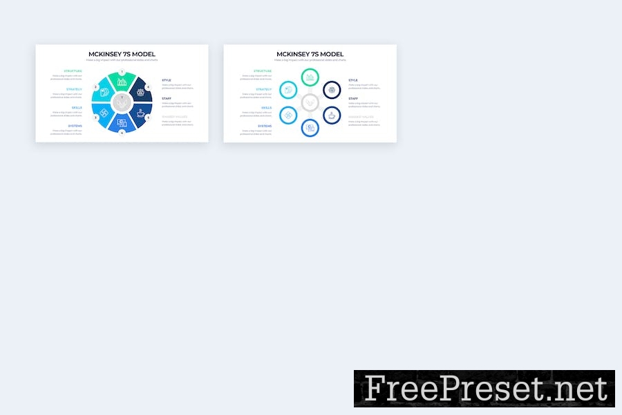 Business McKinsey 7S Model Keynote Infographics 4LS6MH9