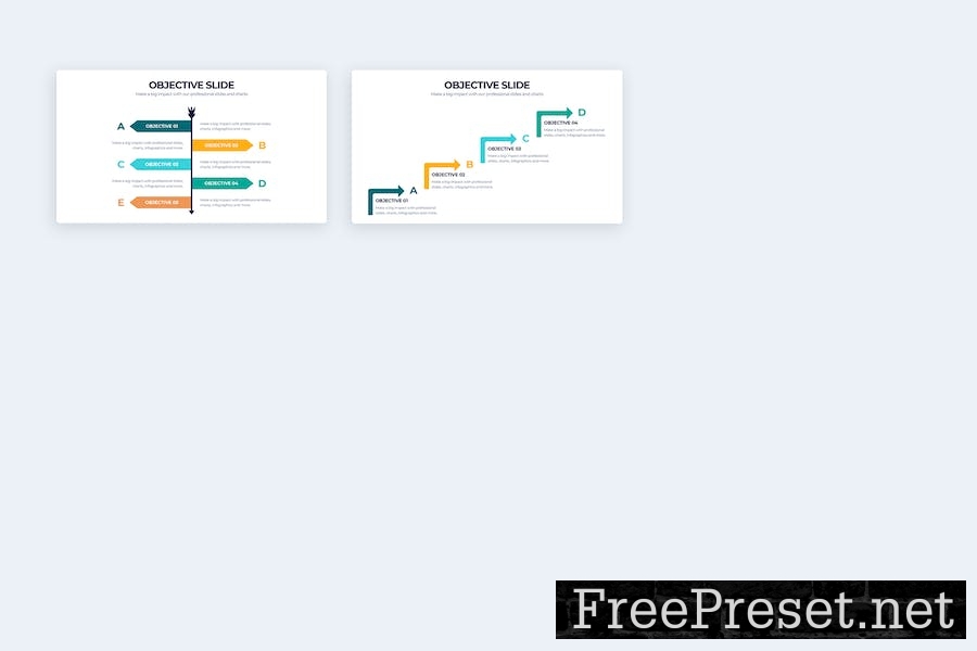 Business Objective Slides Keynote Infographics YCAQZH8