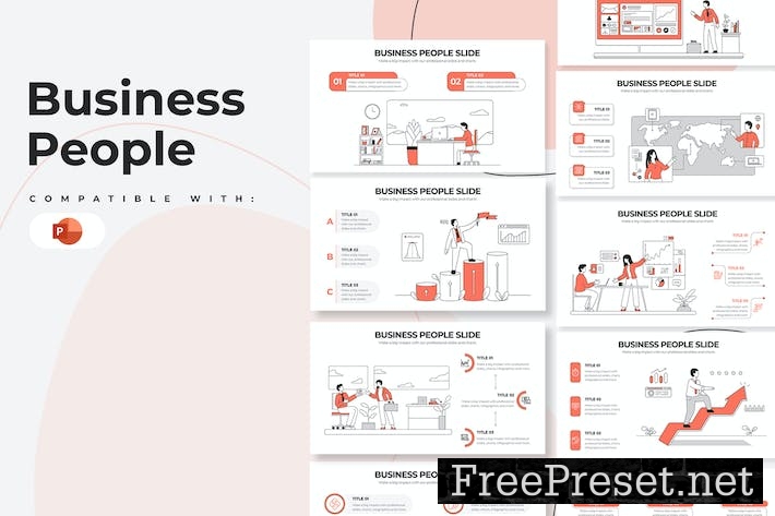 Business People PowerPoint Infographics GPTGKPH