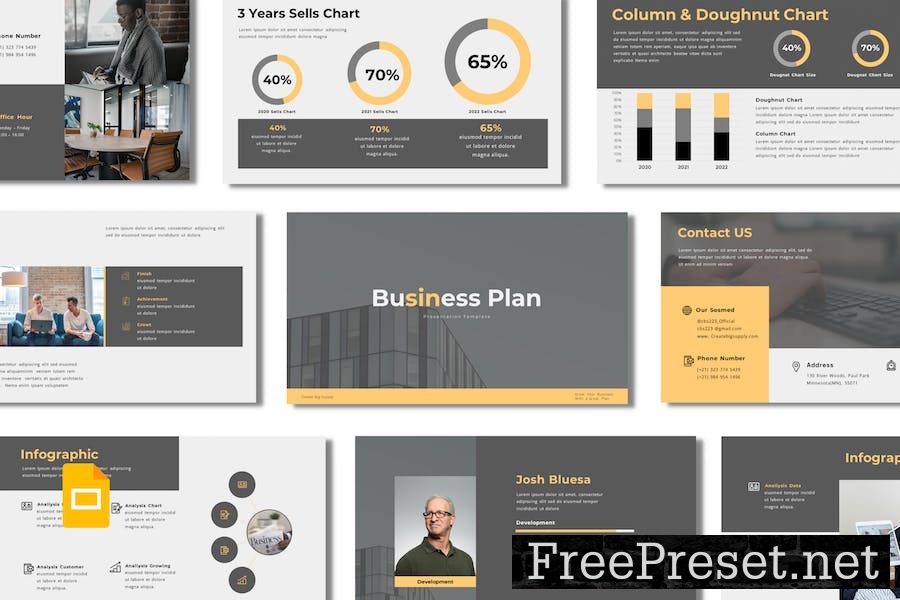 Business Plan - Google Slide Template