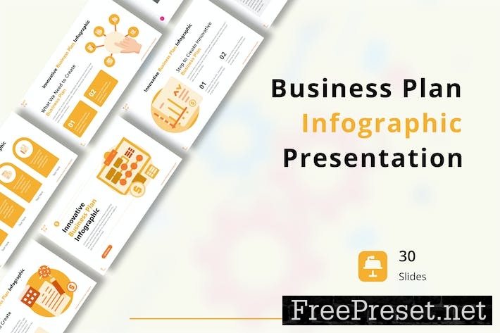 Business Plan Infographic Presentation Keynote 5AET9P3