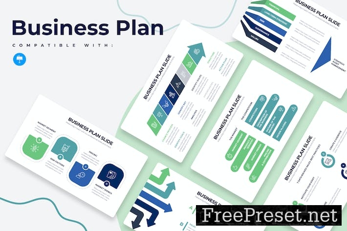 Business Plan Keynote Infographics